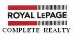 ROYAL LEPAGE COMPLETE REALTY, BROKERAGE
