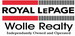 ROYAL LEPAGE WOLLE REALTY logo